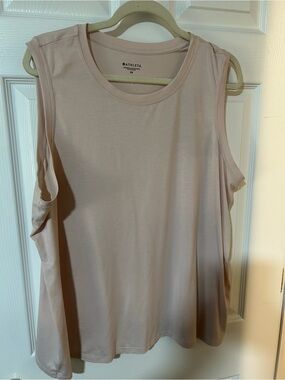 Athleta 2X Women’s Sleeveless Tank Top - Pale Blush